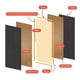 thumbnail image 2 of puerta semi solida interior gris oxford 2.13 m x 70 x 3.5 cm, 2 of 8