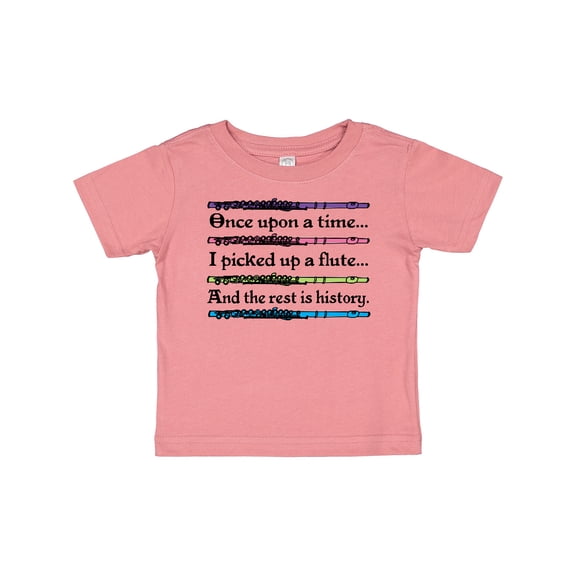 Inktastic Funny Flute Music Quote Boys or Girls Baby T-Shirt