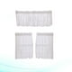 thumbnail image 2 of Cortina corta de encaje Media cortina Cortina de ventana Transmisión de luz para la cocina en casa Balcón 137x61cm Blanco, 2 of 6