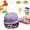 Purple, variant on Kitchen Dual-Layer Draining Basket with Handle,Heavy-Duty Thickened Double Layer Fruit & Veggie Washer with Star-Shaped Holes,Secure Lock & Hanging Hook,Ideal Mini Colander for Berries,Tomatoes