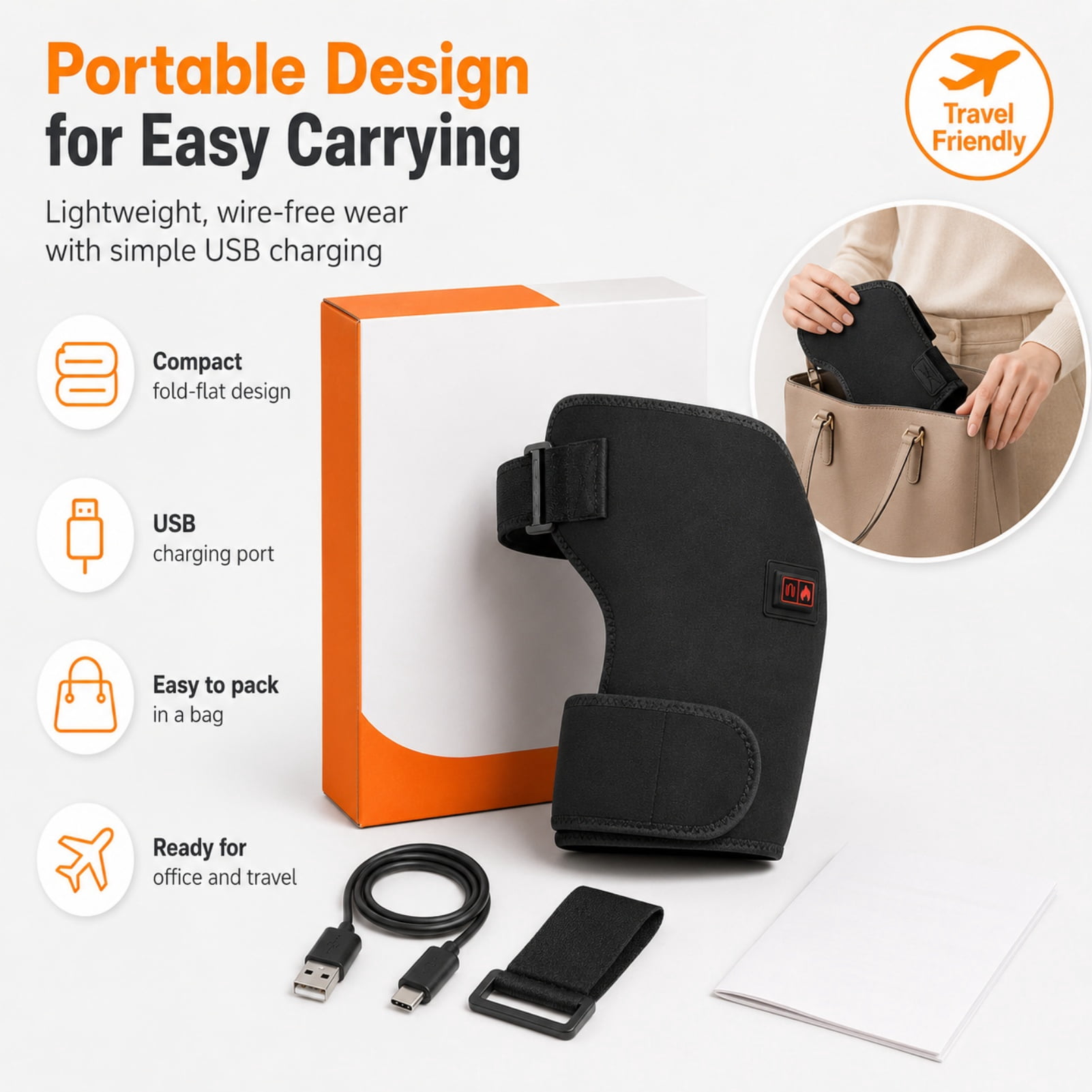 Daywick 4-in-1 Hip Therapy Belt, Daywick Hip Belt, Three-Level Adjustable Settings with Secure Snug Fit, Dual-Motor Setup with Multi-led Aesthetic Layout, Wireless Design, Ideal for Indoor Use