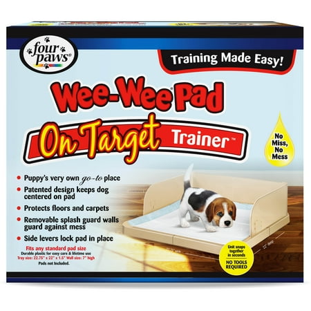 UPC: 0045663970475 | Four Paws Wee-Wee Pad On Target Trainer Dog and Puppy Training Tray Layer 1 Count