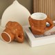 thumbnail image 3 of Taza de café divertida y novedosa con forma de hombre musculoso, taza de cerámica novedosa con cuchara, regalo de cumpleaños y Navidad para amantes de los músculos., 3 of 8