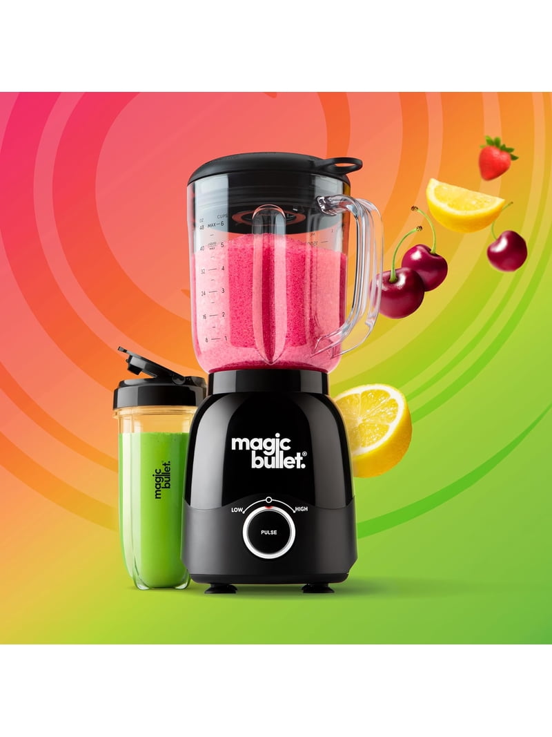 magic bullet MBF50200AK Full Size Blender Combo, 600W, 48oz