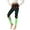 Green, variant on ATOGUTA Girls Slim Leggings Size 3T-8 Cute Stretch Athletic Leggings Kids High Waisted Christmas Pants Black