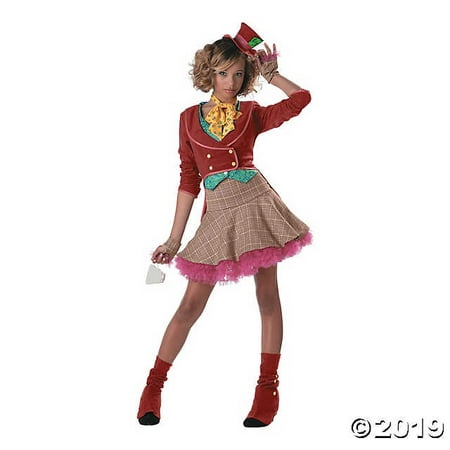 Teen Girl's Junior Mad Hatter Costume - Large