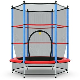 Best Choice Products 7ft Kids Round Mini Trampoline For Indoor Outdoor Use W Safety Net Enclosure Padding Zipper Walmart Com Walmart Com