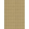thumbnail image 1 of Ahgly Company Machine Washable Indoor Rectangle Transitional Light Brown Area Rugs, 2' x 4', 1 of 7