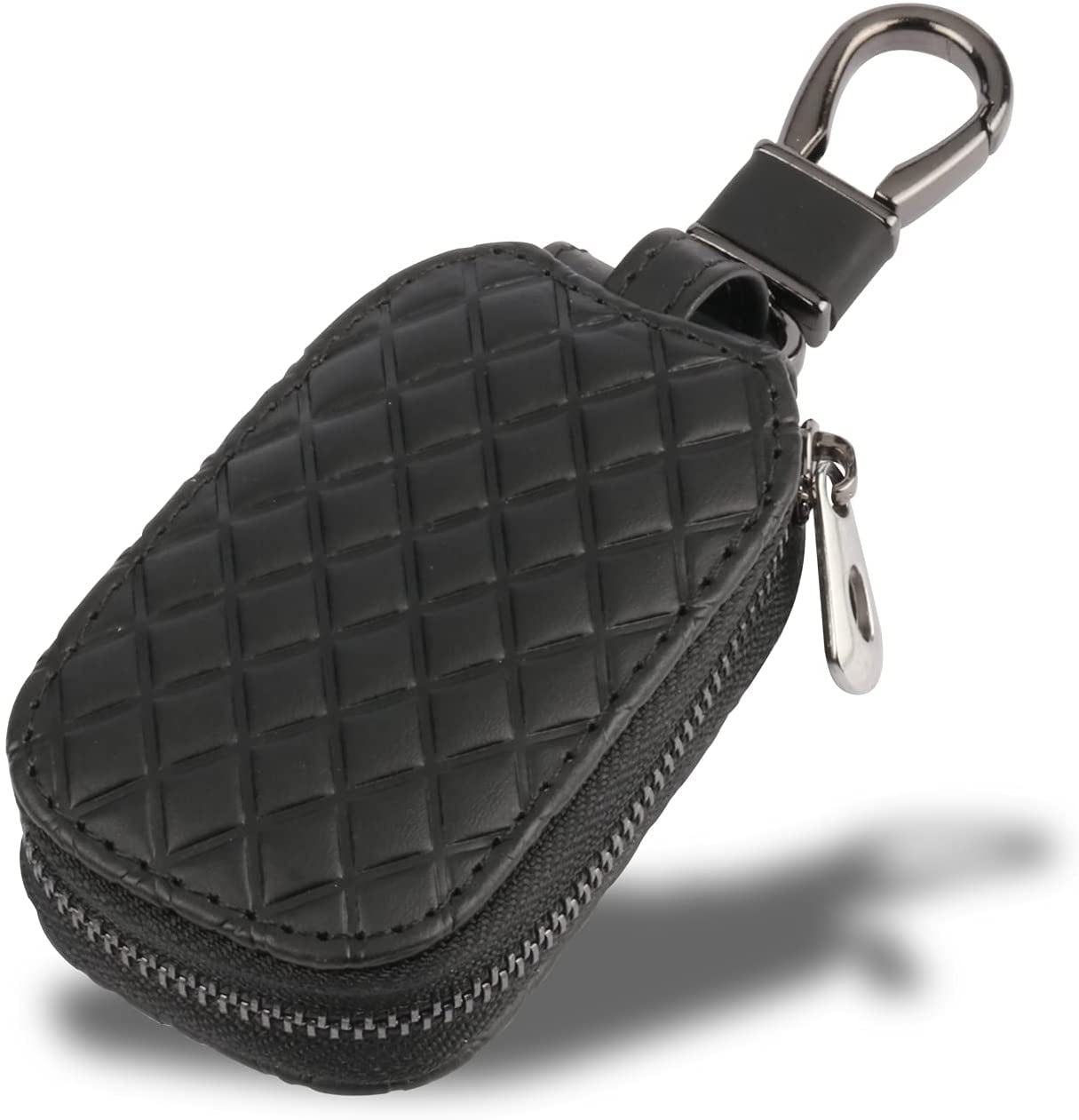 Universal Genuine Leather Key case Holder zipped key chain pouch car key case 