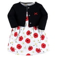 thumbnail image 1 of Hudson Baby Conjunto De Vestido Y Cárdigan De Algodón Para Niña Poppy Daisy 18-24 Meses, 1 of 3