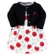 thumbnail image 1 of Hudson Baby Conjunto De Cárdigan Y Algodón Para Niñas Vestido Informal Poppy Daisy 3T Us, 1 of 3