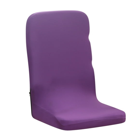 CASAFUN Office Chair Cover with Durable Zipper, Brushed High Elastic Universal Computer Chair Covering, Smooth Soft Polyester Slipcovers for Rotating Boss Chair, Desk Chair, High Back Chair