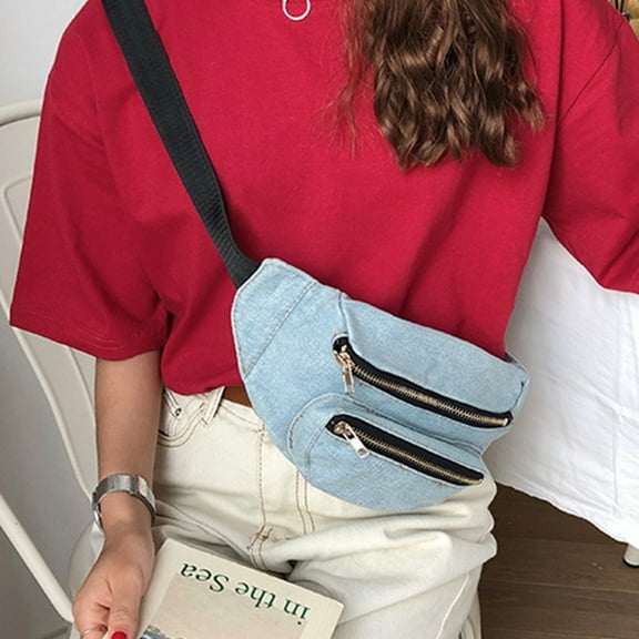 AURARMLET Denim Bags For Women Retro Style Denim 1Pack