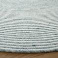 thumbnail image 3 of SAFAVIEH Braided Beuregard Solid Reversible Area Rug, Gray/Ivory, 3' x 3' Round, 3 of 11
