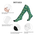 thumbnail image 5 of Lsque Jungle Leopard Pattern Sport Compression Socks for Men & Women 15-20 mmHg Knee High Nurse Pregnant Running Medical and Travel Athletic, 5 of 6