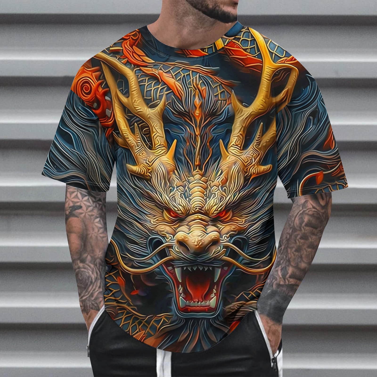 EU animal pattern shirt Animal print shirt