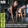 thumbnail image 3 of NutraBio Intra Blast BCAA EAA Electrolyte and Hydration Powder - Amino Acid Supplement, EAA/BCAA Powder - Non-GMO and Gluten Free - Strawberry Lemonade - 30 Servings, 3 of 9