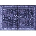 thumbnail image 1 of Ahgly Company Indoor Rectangle Persian Blue Traditional Area Rugs, 5' x 7', 1 of 4