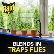 Raid Window Fly Trap Discreet Adhesives - 8 Count for Indoor Use