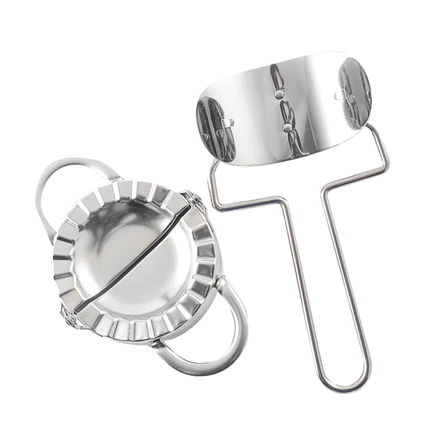 Moyic 2 unids/set DIY Dumpling molde Wrapper Slicer 304 Acero inoxidable Dumpling Maker dispositivo cocina utensilios de cocina Kit Cocina y Comedor Moyic HA3213-00B