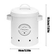 thumbnail image 4 of Fufafayo under $5 Metal Storage Bucket, Fruit Vegetable Container, Kitchen Potato Bin, Onion Garlic Keeper, Pantry Organization, Food Storage Solution, 4 of 6