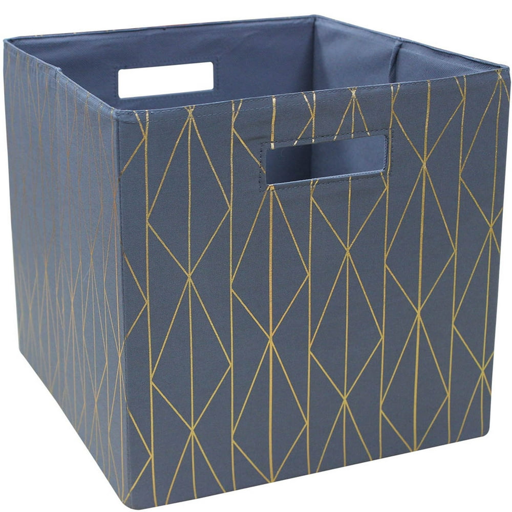 Better Homes and Gardens Fabric Cube Storage Bin (12.75" x 12.75