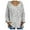 Grey, variant on Sweaters for women Women Fashion Knitted Solid Long Sleeve V Neck Cardigan Tops Loose Sweater christmas sweater women