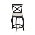 thumbnail image 6 of Home Square Swivel Counter Height Stool in Black - Set of 2, 6 of 10
