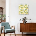 thumbnail image 3 of Framed Canvas Wall Art for Living Room Yellow Lemon Wall Decor, Farm Fruit Linen Aesthetic Paintings for Bedroom Office Kitchen Bathroom, Ready to Hang Artwork Wall Pictures 8x8 Inch, 3 of 9