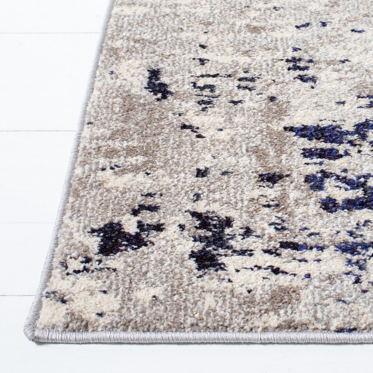 SAFAVIEH Madison Flowers Vintage Abstract Area Rug, Beige/Purple, 8' x 10'