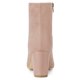thumbnail image 4 of Botines de Tacón Grueso Allegra K de Vestido Cremallera Lateral Mujer Rosa Polvoriento 38.5 EU, 4 of 7