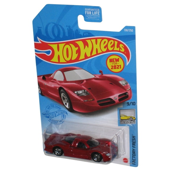 Hot Wheels Factory Fresh 9/10 (2021) Red Nissan R390 GTI Car 138/250