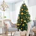 thumbnail image 2 of Christmas Sale! Gold Christmas Ornament Balls Christmas Decorations Xmas Tree Shatterproof Big Gold Christmas Ball Ornaments with Hanging Loop for Wedding Holiday Party Indoor Outdoor Decor, 2 of 6
