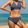 thumbnail image 4 of Nuevo traje de baño dividido con estilo para mujer Traje de baño de bikini informal cómodo OAVQHLG3B Store  lin121212, 4 of 4