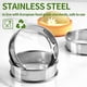 thumbnail image 2 of Stainless Steel Crumpet Rings (6 pcs, 8 cm), 2 of 5