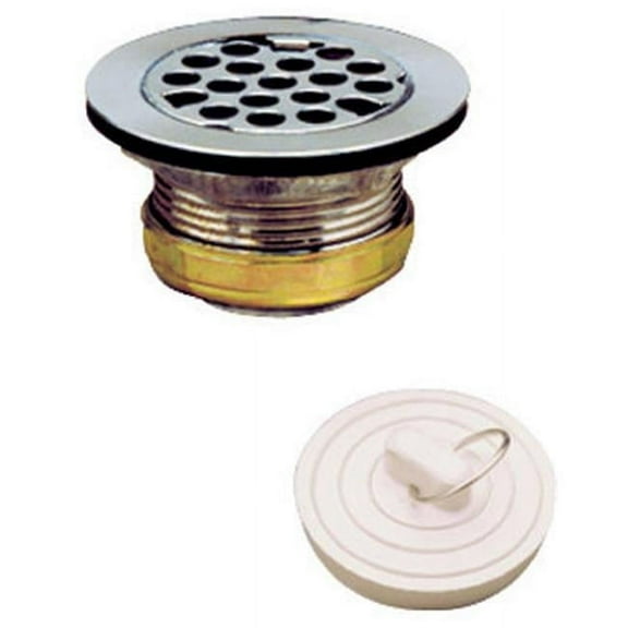 879PC 2-2.5 in. Master Duplex Strainer With Rubber Stopper