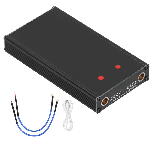 Máquina de soldadura por puntos, minijuego de soldador ignífugo de aleación de aluminio portátil, color negro, GT‑680