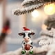 thumbnail image 3 of Adornos para árbol de Navidad Adornos navideños Vaca baloncesto Adornos acrílicos para árbol de Navidad Adornos anuales Adornos vaca baloncesto Para colocar en el árbol de Navidad, 3 of 5