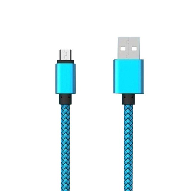 Micro USB Cable 2.4A Fast Charge USB Data Line Replacement for Android iPhone Charging Cord