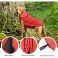 thumbnail image 5 of Imperméable Professionnel pour Chien, Design Résistant à l'Eau Offre une Protection Inégalée contre la Pluie et la Neige, Bande Réfléchissante Assure Visibilité Lors des Promenades du Matin Ou du Soir, 5 of 5