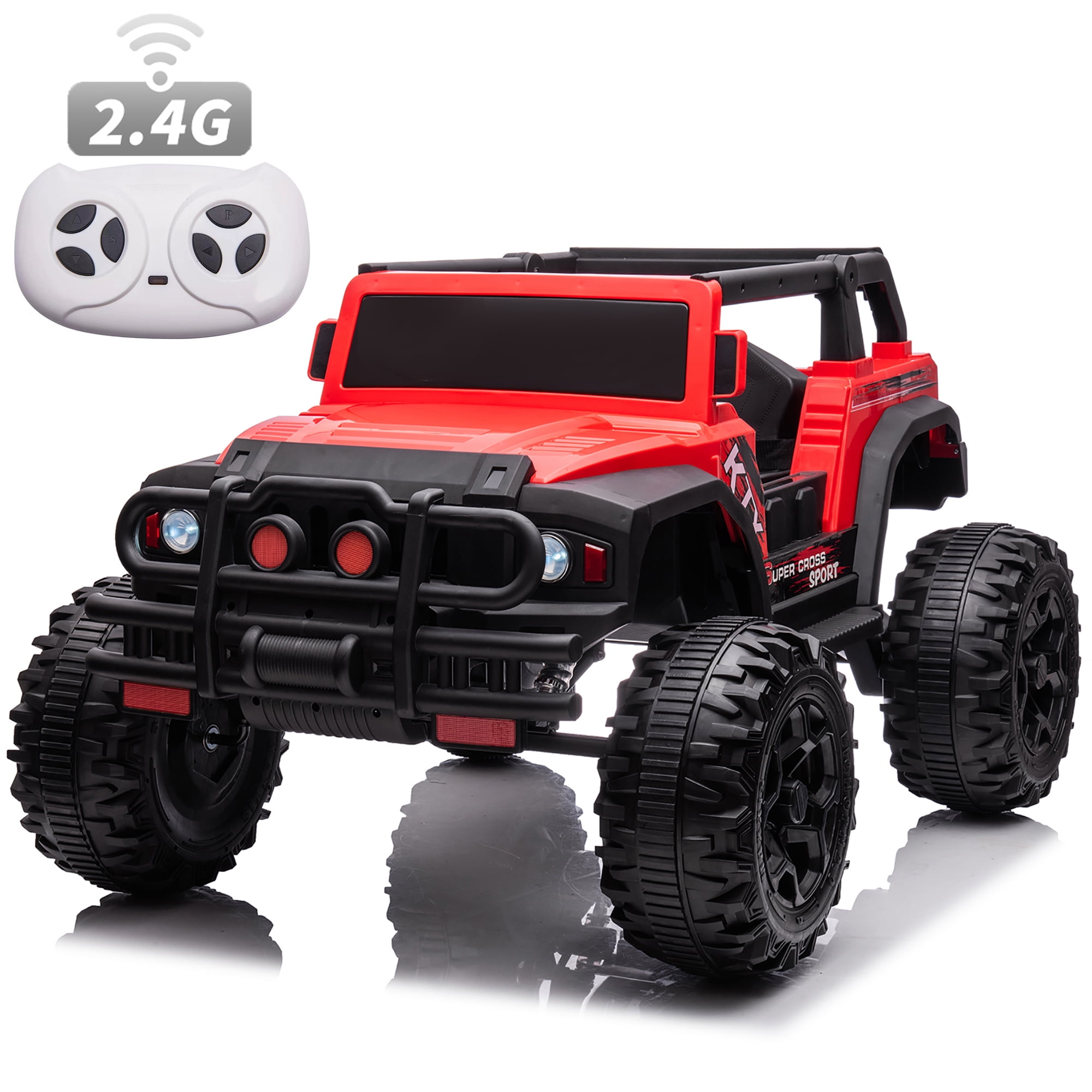 Joyracer 24 Volt Kids Ride on Truck with Remote Control, Ride on Toy w