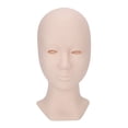thumbnail image 5 of Cabeza De Maniquí De Pestañas Con Párpados Reemplazados, Cabeza De Maniquí De Entrenamiento De Extensiones De Pestañas, Párpados Extraíbles De Silicona Suave, Cabeza De Práctica Realista(rosa), 5 of 5