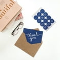 thumbnail image 3 of Miangastore Cartes de Remerciement Papier Bleu 16 Pcs 6.1x4.05x0.04 Po, 3 of 8