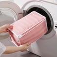 thumbnail image 4 of Laundry Bags for Delicate Clothes with Zipper, Underwear Bag for Laundry, Travel Organizer, Laundry Wash Bag for Laundry, Shirts, Socks, Underwear Shoe Washing Bag(PINK), 4 of 5