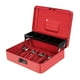 thumbnail image 4 of Caja Metálica de Seguridad Roja con Cerradura Combinada Estratificada, 4 of 9