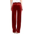 thumbnail image 4 of Women Velour Pants Soft Velvet Sweatpants Straight Leg Athletic Joggers Casual Lounge Pajama Pants with Pockets, 4 of 9
