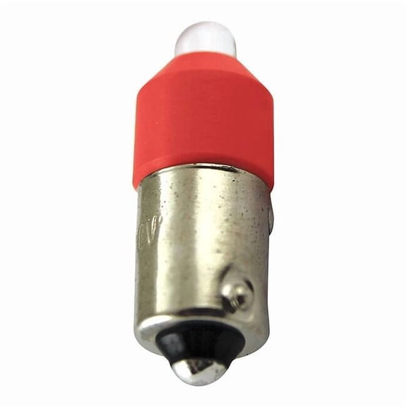 Eaton Miniature LED Bulb,6 to 12V,Red E22LED612RN