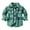 Green, variant on Godderr 6M-9T Boys Girls Plaid Shirt,Toddler Long Sleeve Plaid Regular Fit Baby Infant Unisex Thickened Cotton Coat with Pockets Kids Button down Flannel Tops Outwear