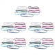 thumbnail image 2 of Diademas Deportivas Elásticas Antideslizantes Gruesas de 45 Piezas, Diademas para el Cabello, Bandas para el Cabello y para el Sudor para Mujeres y Hombres Multicolor, 2 of 10