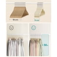 thumbnail image 3 of SONGMICS Perchas de Terciopelo Antideslizantes con Ranuras 30 PCS 43x0.6 cm, 3 of 7